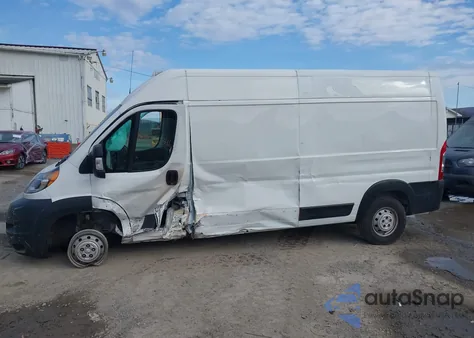 2021 Ram Promaster 2500 High Roof 159 Wb из США, поврежденный, VIN 3C6LRVDG5ME522618